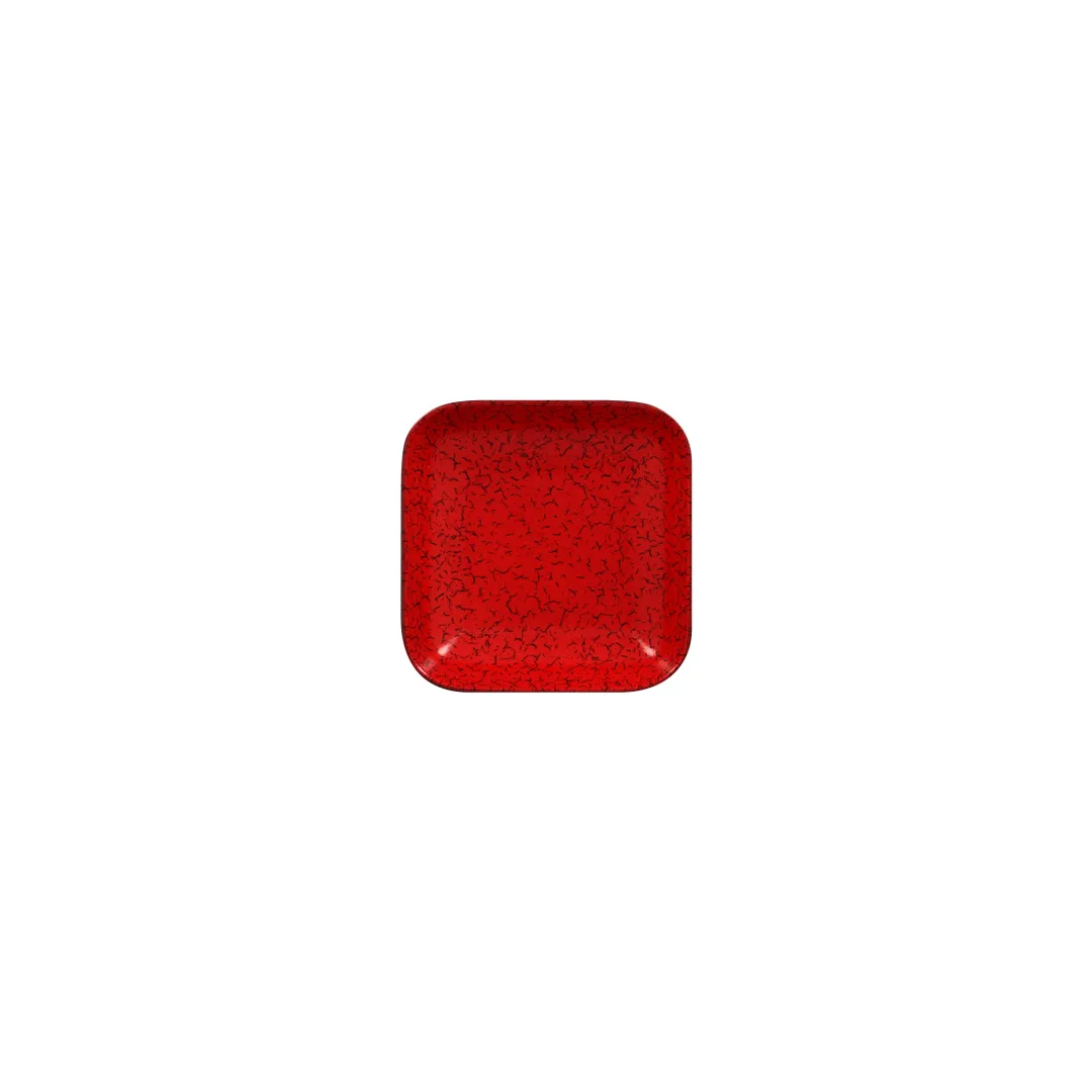 RAK Porcelain RBAUSB15 - Ruby Square Bowl 11 Oz 5"-5.9" Red Porcelain Dishwasher Safe - 12/Case