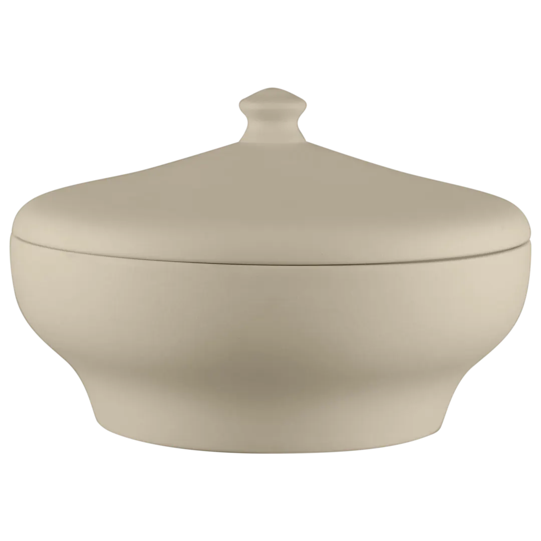 RAK Porcelain REABUCD27 Soup Tureen, 116.6 oz 10.6" Diameter Porcelain with Cover - 1/Case