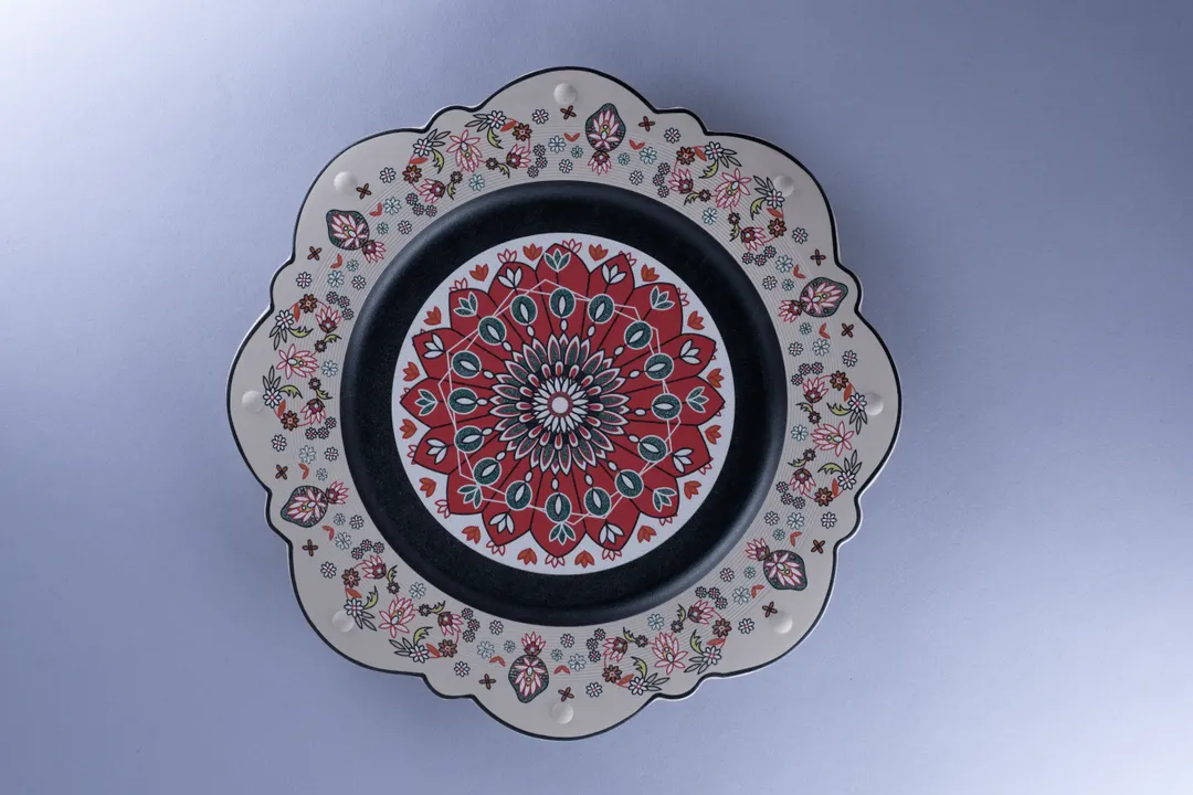 RAK Porcelain REAGDSP33E14 - Argila Antalya Scalop Round Plate, 13" Diameter Porcelain, 6/Case