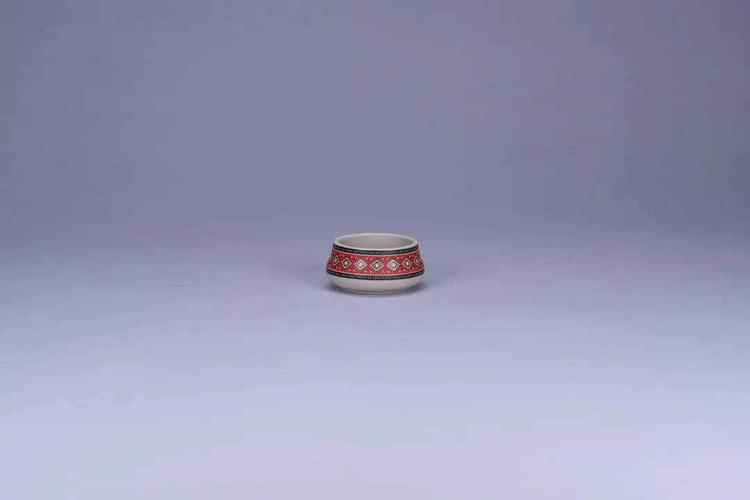 RAK Porcelain REAINTB06E18 - Round 2" (2.75" Dia) 2 Oz Bowl, Thali Style Finish - 12/Case