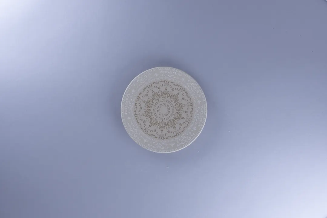 RAK Porcelain REALUFP16E15 - Round Plate 6" Diameter, Flat Coupe Rim, Porcelain - 24/Case