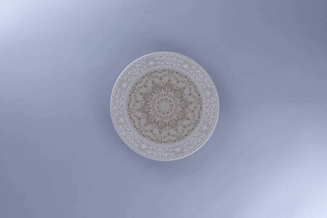 RAK Porcelain REALUFP19E15 Round Plate 7.33" Diameter Flat Coupe Rim Porcelain - 24/Case