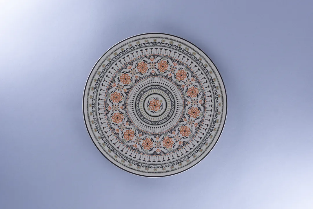 RAK Porcelain REALUFP27E09 Argila Round Plate, 10.4" Diameter, Flat Coupe Rim, Porcelain - 12/Case
