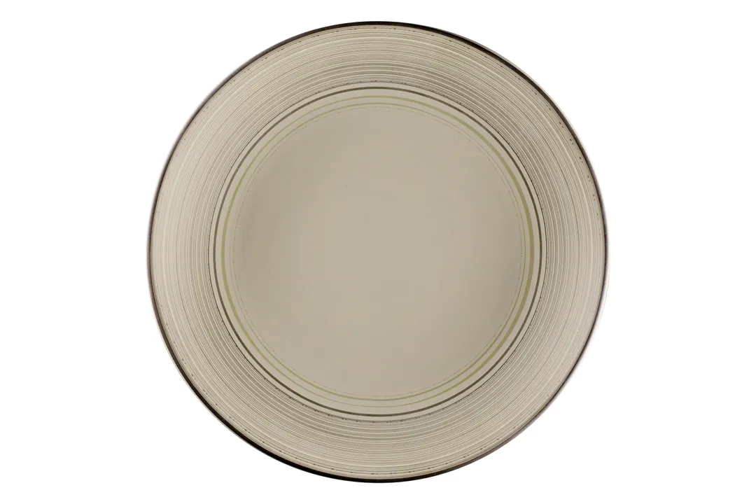 RAK Porcelain REANNDP36E11 Argila Larissa Round Plate, 14.2" Diameter, Coupe Rim, 84.5 oz - 3/Case