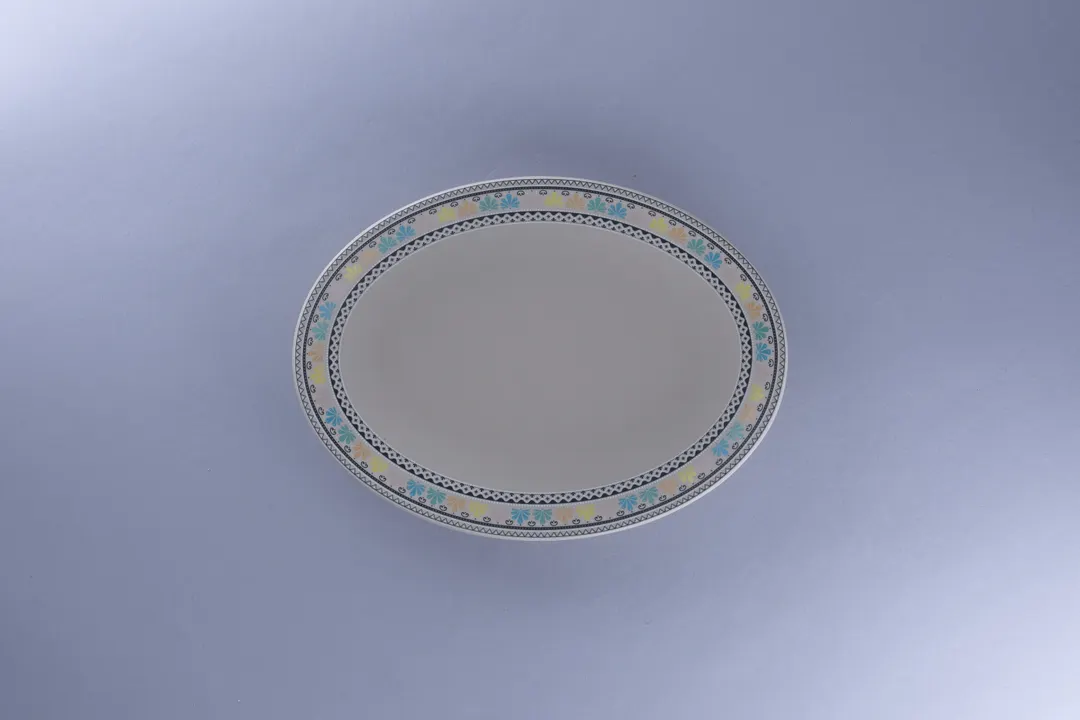 RAK Porcelain REANNOP26E13 - Oval China Platter, 10.25" x 7.5", Porcelain, White - 12/Case