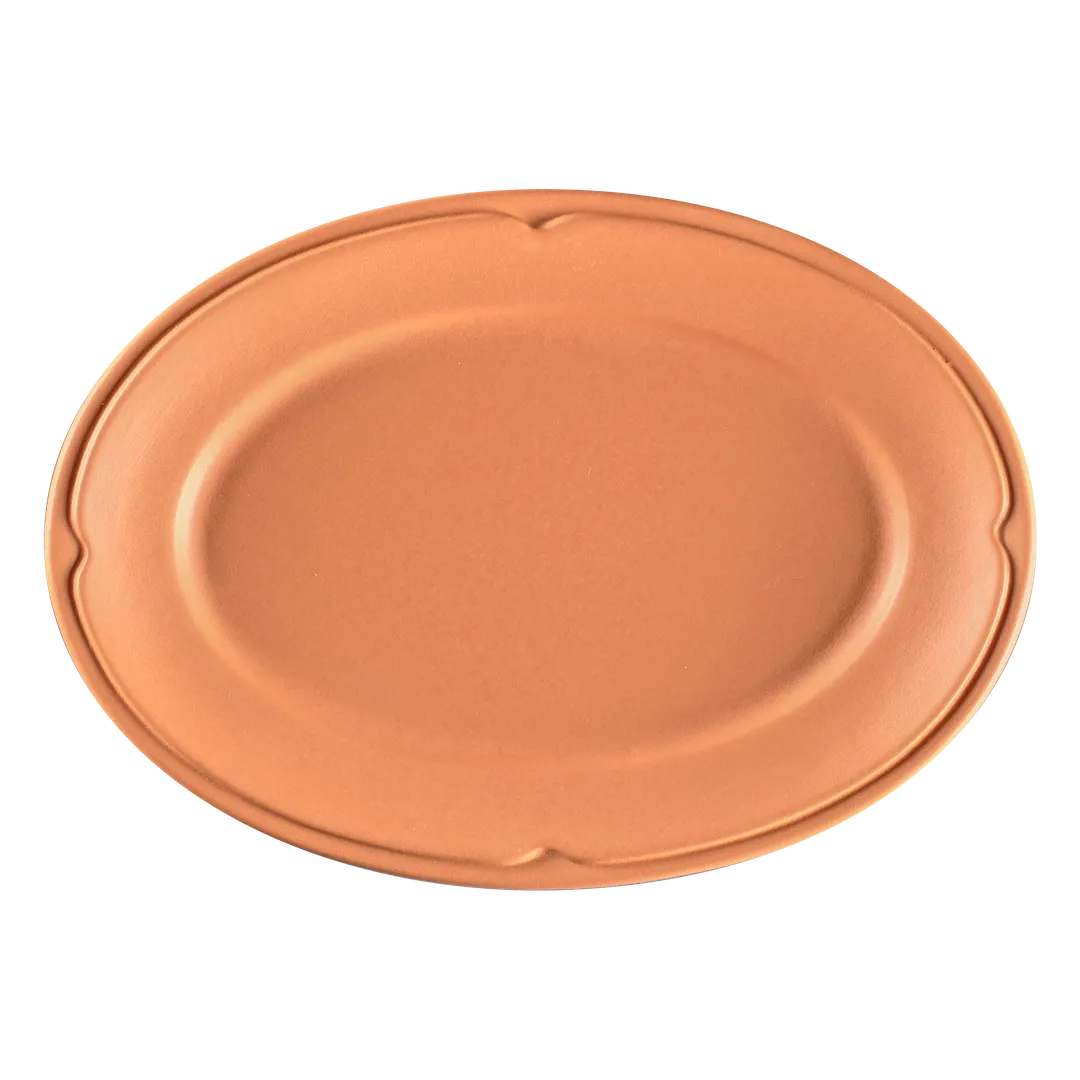RAK Porcelain RETANOP22 - Oval Tero Prima Plate 8.6" x 5.55" Porcelain Dinnerware - 12/Case