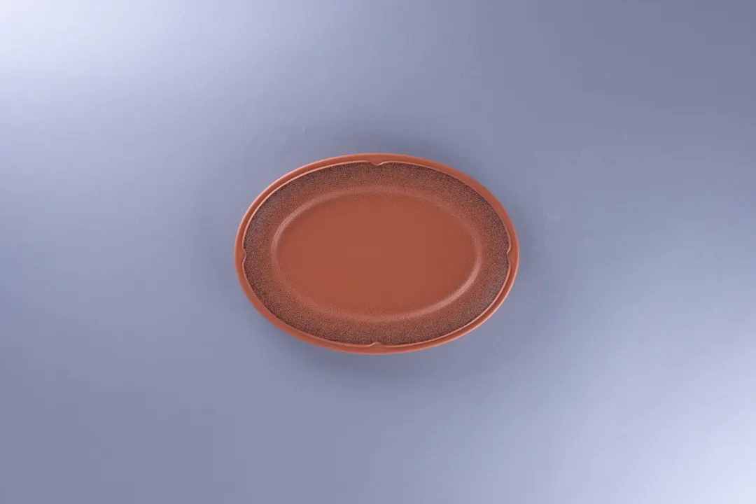 RAK Porcelain RETANOP22E02 - Oval Tero Denia China Plate, 8.6" x 5.55" Porcelain, 12/Case