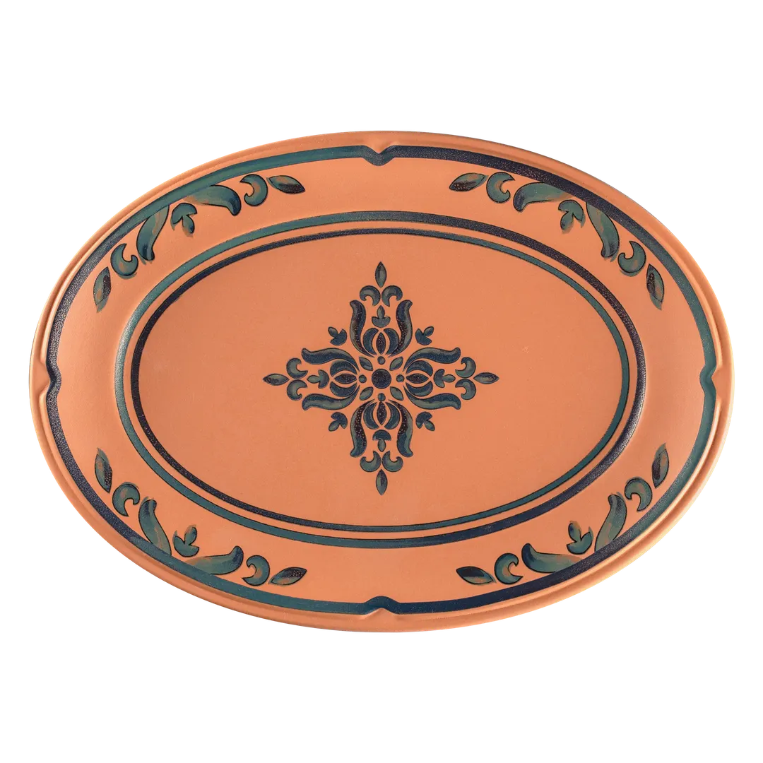 RAK Porcelain RETANOP26E01 - Oval China Plate, 10.25" x 7.3" Porcelain Dinnerware, 12/Case