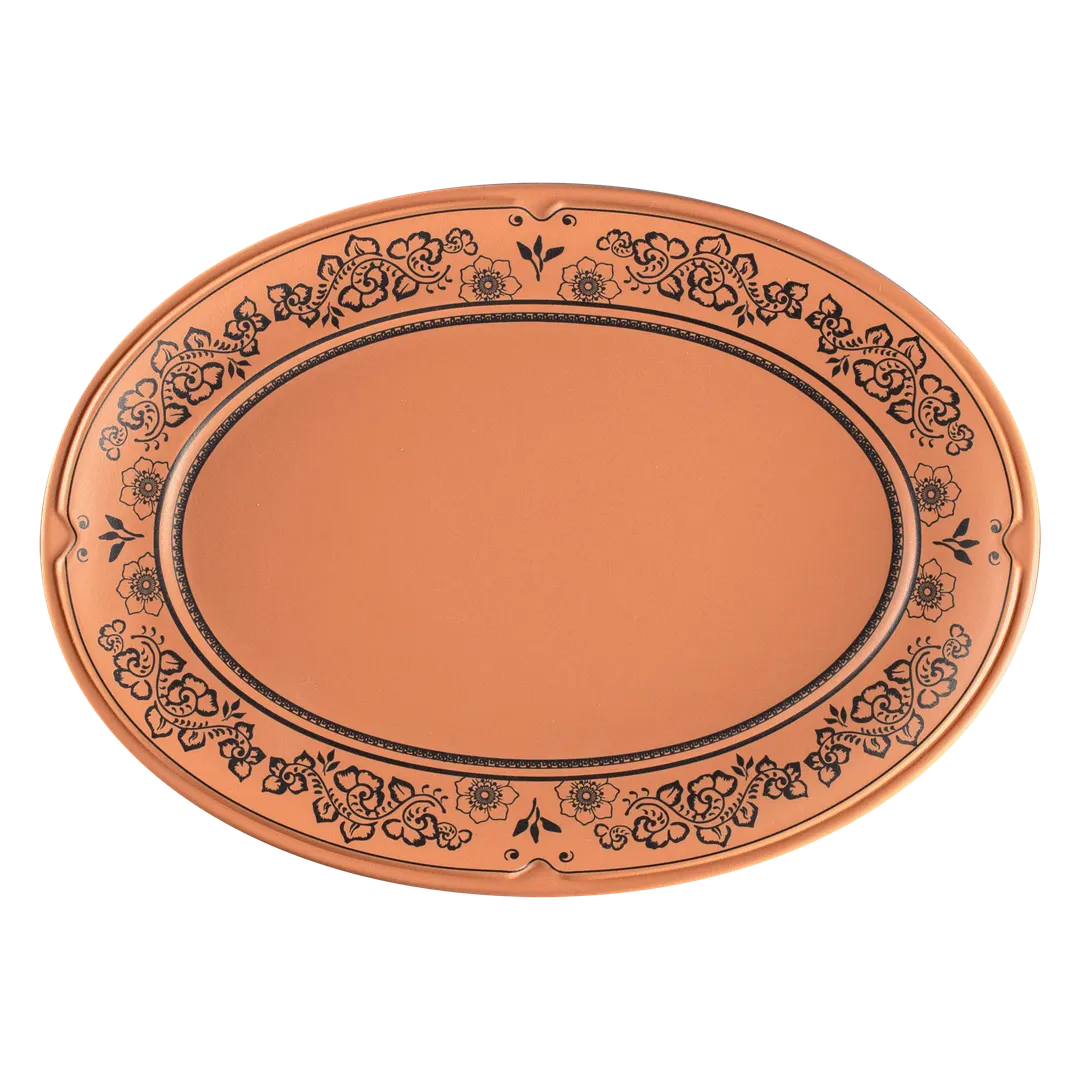 RAK Porcelain RETANOP26E03 - Oval Tero Alexandria China Plate, 10.25" x 7.3", Porcelain, - 12/Case