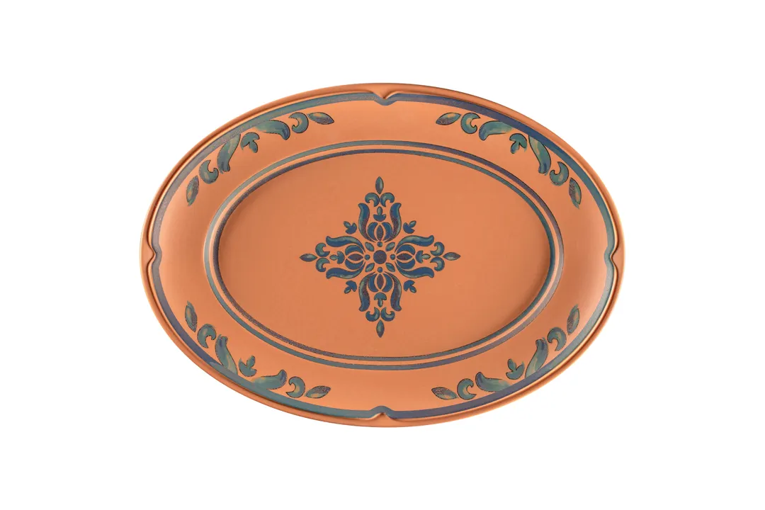 RAK Porcelain RETANOP38E01 - Oval China Plate, 15" x 10.6" Oval, Porcelain, Sold Per Case - 6/Case