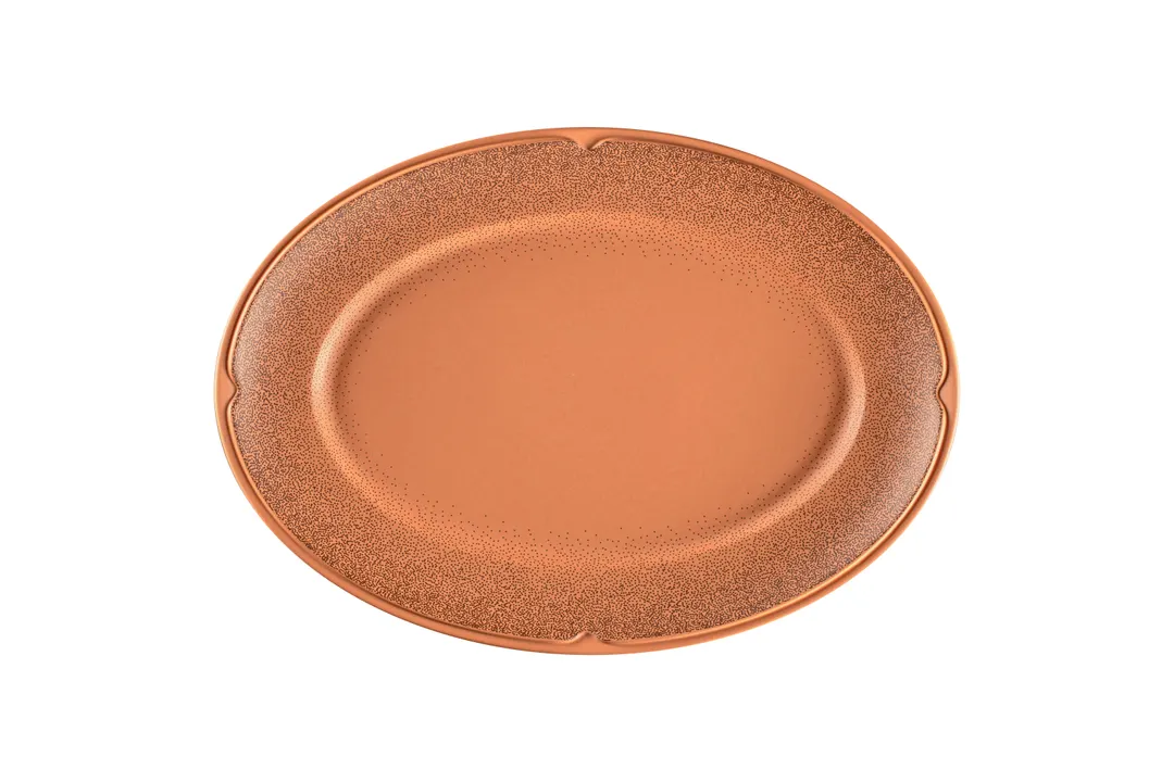 RAK Porcelain RETANOP38E02 - Tero Denia Oval China Plate, 15" x 10.6" Porcelain - 6/Case
