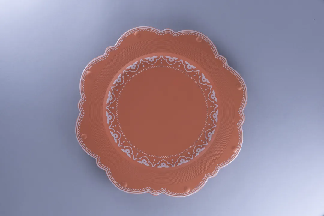 RAK Porcelain RETGDSP33E04 Tero Annaba Scalop Round Plate, 13" Diameter Porcelain, 6/Case