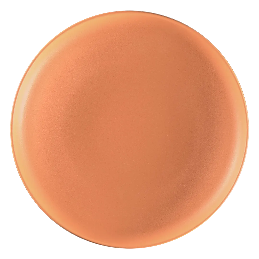RAK Porcelain RETLUDP21 - 8" Round Deep Rim Porcelain Plate, 8" Diameter - 12/Case