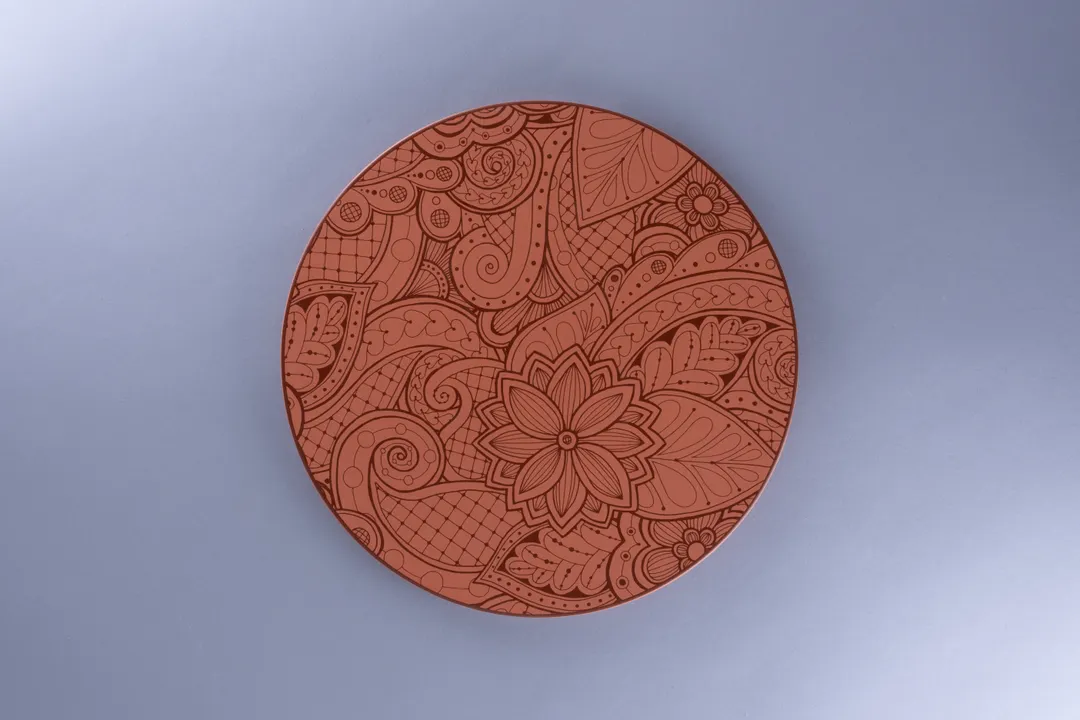RAK Porcelain RETLUFP27E05 - Tero Catania Round Plate, 10.6" Diameter, Flat Edge Porcelain, 12/Case