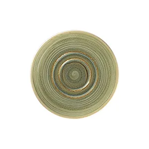 RAK Porcelain SEMCLSA01 Saucer, 5.9" Diameter Emerald Porcelain, Oven Microwave Safe - 12/Case