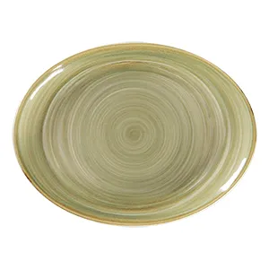RAK Porcelain SEMNNOP21 - Oval Platter 8.25" x 5.9" Emerald Porcelain Oven/Microwave Safe - 12/Case