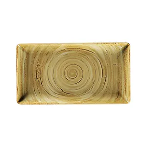 RAK Porcelain SGREDRG33 Plate, 13.2" x 7.15" Garnet Porcelain, Microwave & Dishwasher Safe - 6/Case