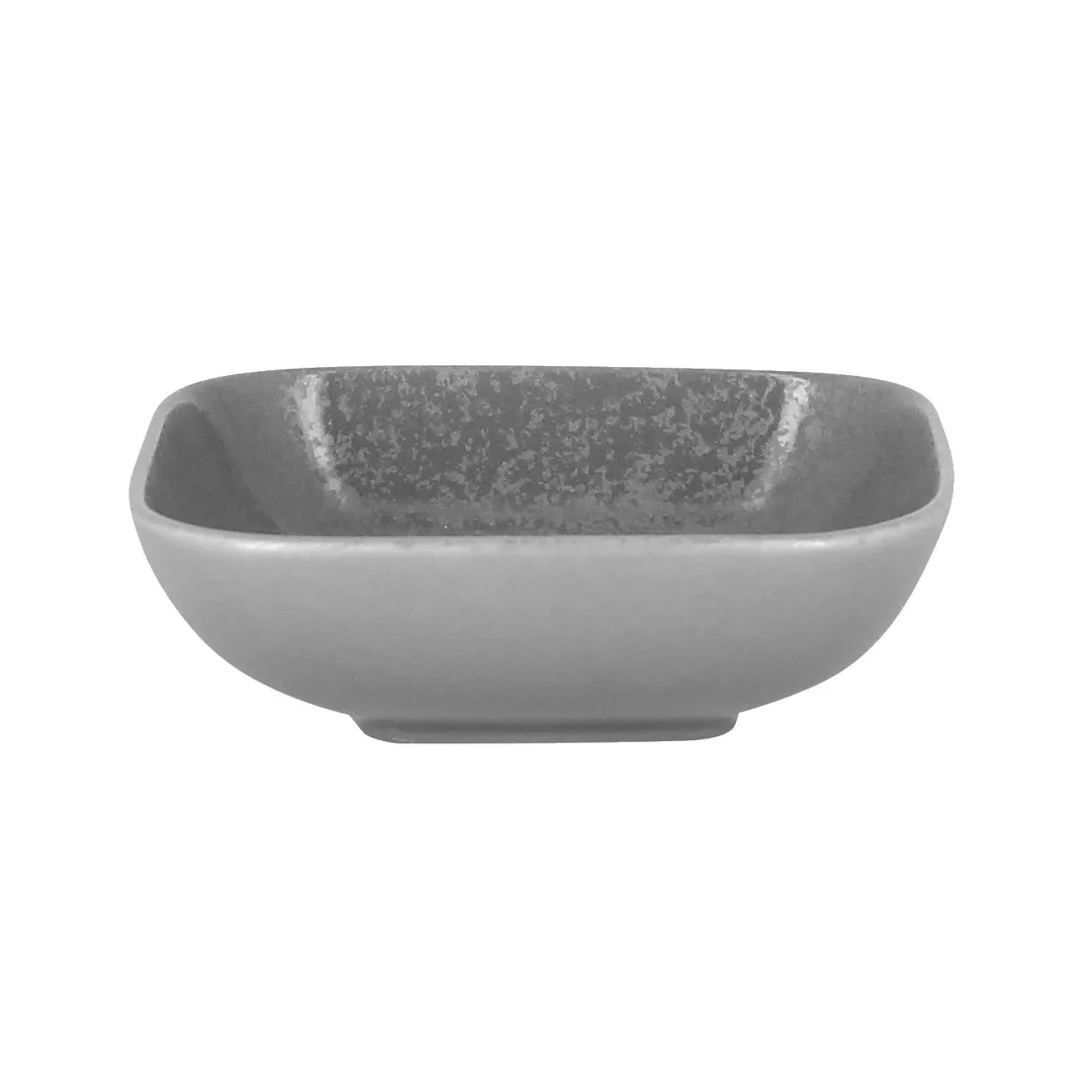 RAK Porcelain SHAUSB11 Square Bowl, 5.6 Oz (4" x 4"), Grey Porcelain, Dishwasher Safe - 24/Case