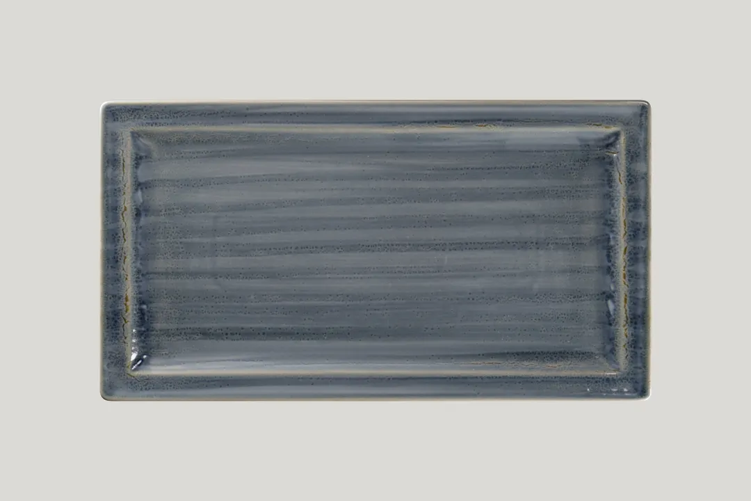 RAK Porcelain SJDCLRP38 Spot Tray, Rectangular 8.25" x 0.95" Jade, Oven Safe - 6/Case