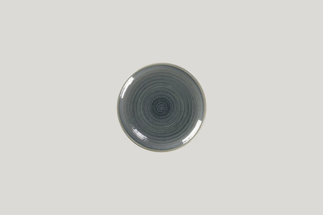 RAK Porcelain SJDNNPR15 Rimless Plate, 5.9" Dia x 0.75" H, Jade Porcelain, Oven Safe - 24/Case
