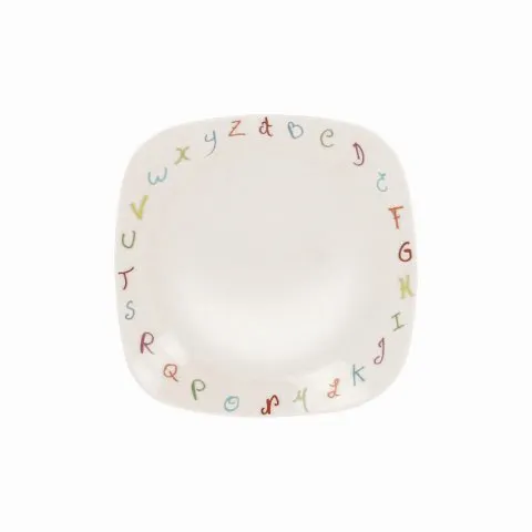RAK Porcelain SK21012001 - Square 8.25" x 8.25" China Plate, Lead‑Free, Oven Safe - 12/Case