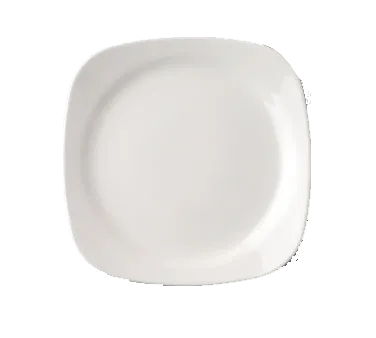 RAK Porcelain SKSFP17 - 6-3/4" Square Porcelain Plate, Microwave Safe, Chip Resistant - 24/Case