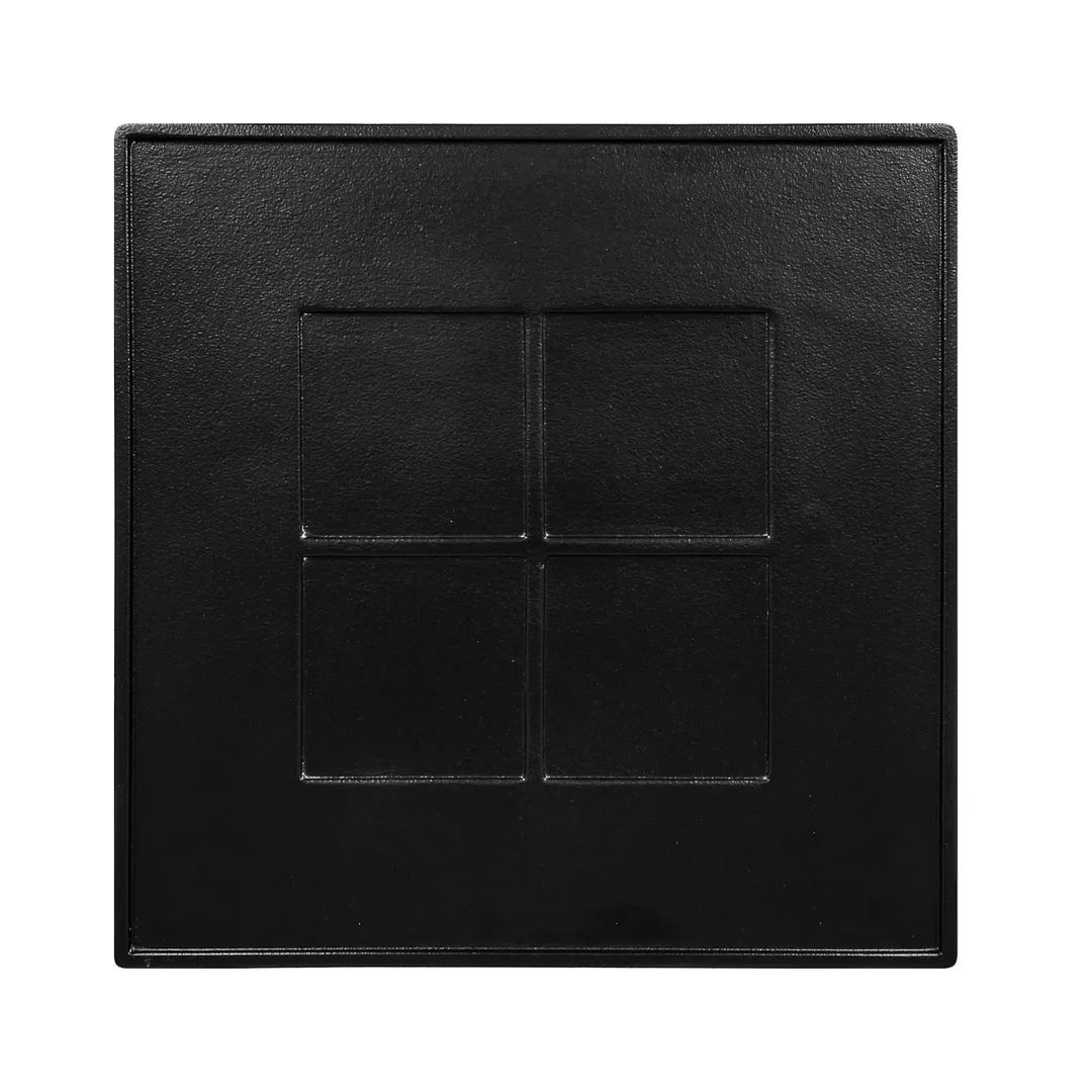 RAK Porcelain SNGPAM30 - Black Porcelain Platter 11.8" x 11.8", Dishwasher & Microwave Safe- 6/Case