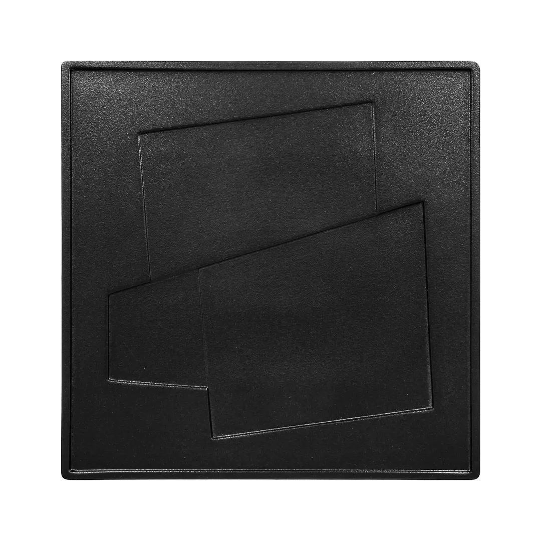 RAK Porcelain SNGPWK30 - Black Porcelain Platter 11.8" x 11.8" Dishwasher Safe - 6/Case