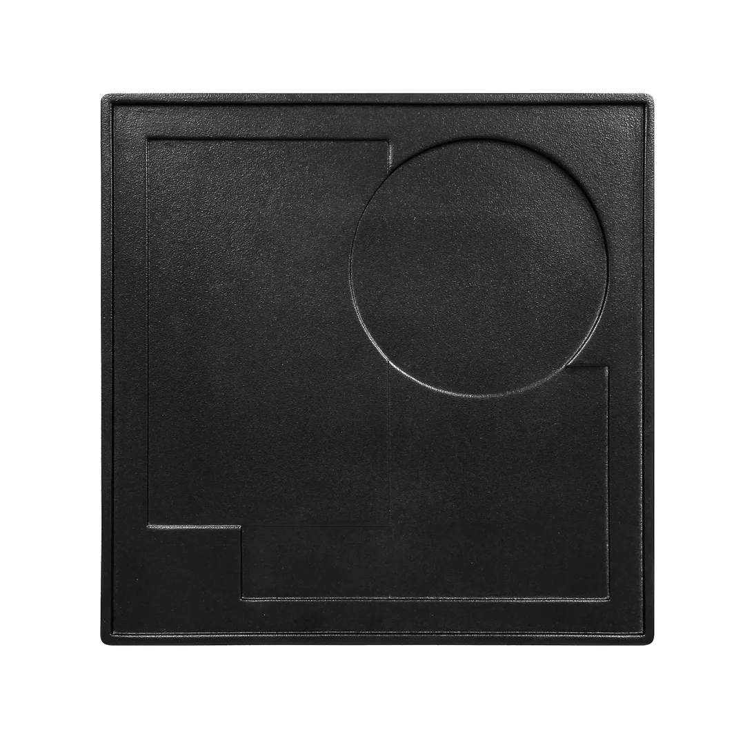 RAK Porcelain SNGPYS30 Square Platter 11.8" x 11.8" Black Porcelain Microwave Safe - 6/Case