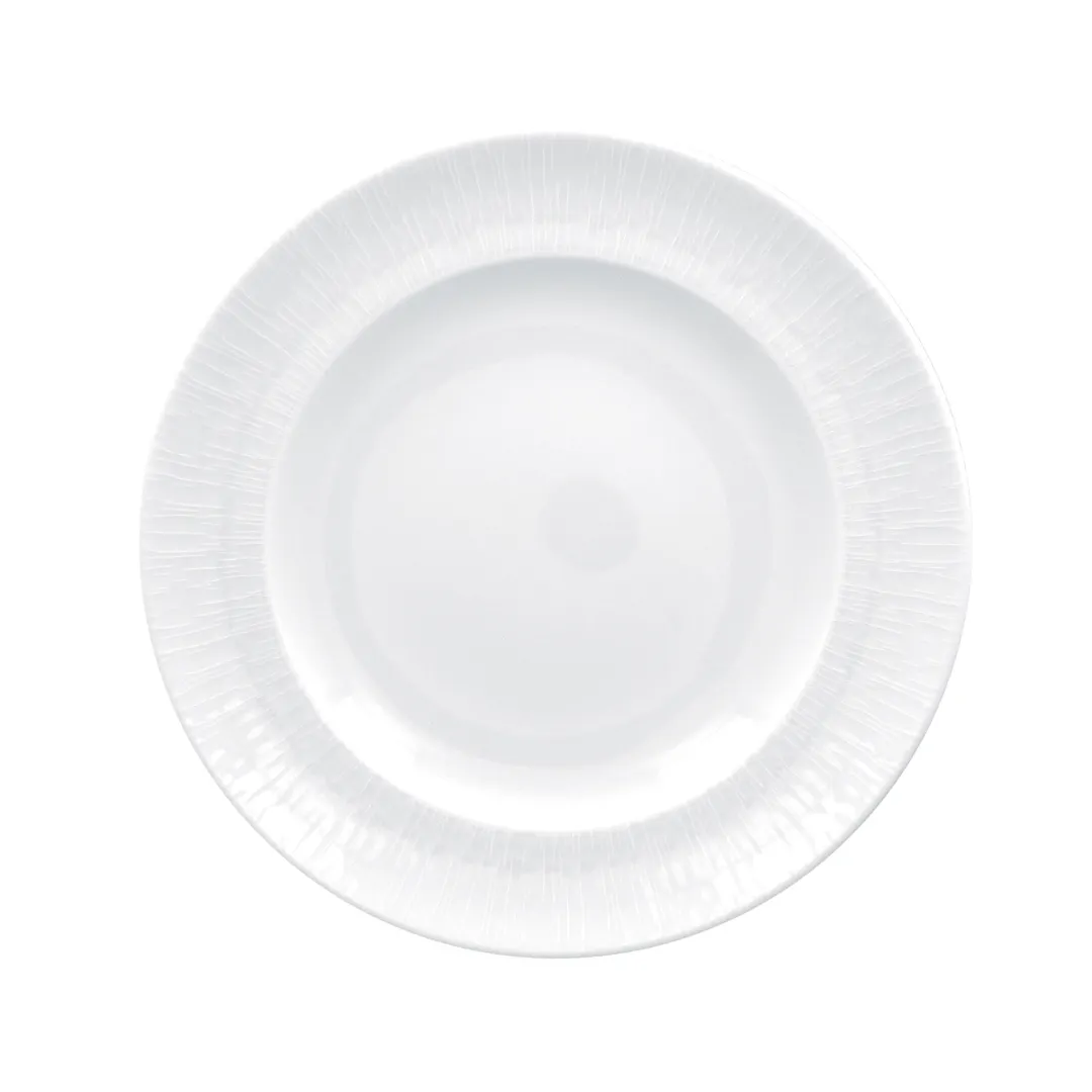 RAK Porcelain SOPCLFP24 Soul Plate, 9-7/16" Round Porcelain, White, Dishwasher Safe - 12/Case