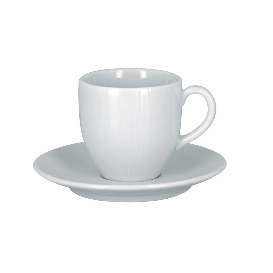 RAK Porcelain SOPCLSA13 - Round 5.1" Porcelain Saucer, Oven/Microwave/Dishwasher Safe - 12/Case
