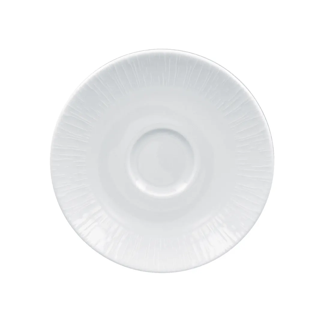 RAK Porcelain SOPCLSA15 - 5.5"-5.99" White Porcelain Saucer, Microwave/Dishwasher Safe - 12/Case