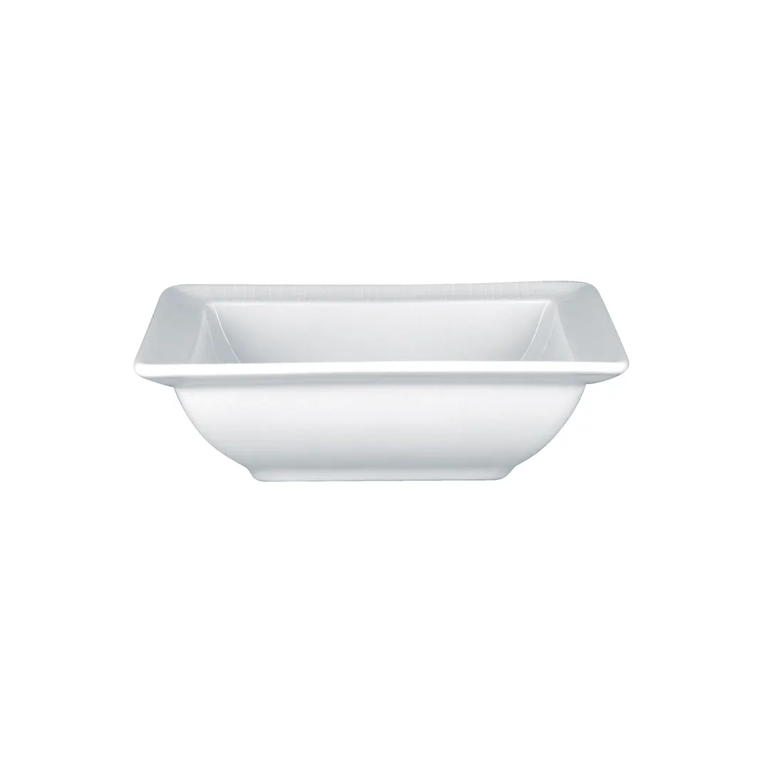 RAK Porcelain SOPCLSB16 - Square 6" Salad Bowl, 13-9/16 oz White Porcelain, 6.3" x 1.75" - 12/Case