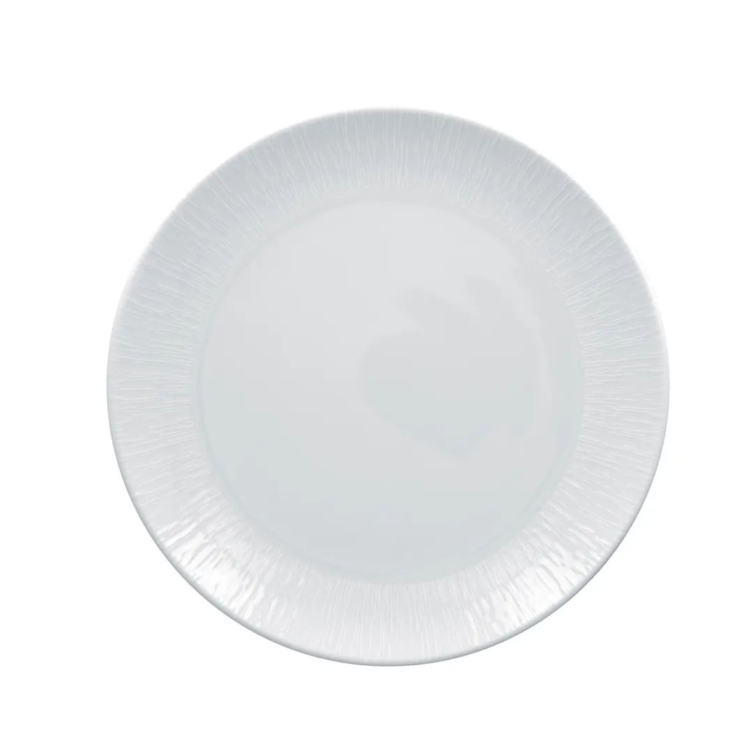 RAK Porcelain SOPONPR28 Soul Plate, 11" Round Coupe Rim, White Porcelain, Oven Safe - 12/Case