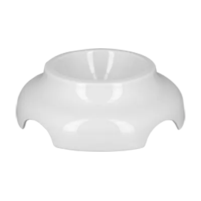 RAK Porcelain SPCB33 - 8" Crater Bowl, 11 oz, Porcelain, Nigella/Ivoris Dishwasher Safe - 6/Case