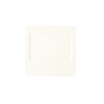 RAK Porcelain SPDP19 - Sesame Square Plate 7½" with 6¼" x 4" Porcelain, Dishwasher Safe - 12/Case