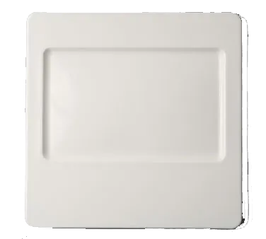 RAK Porcelain SPDP30 Sesame Square Plate, 11-3/4" x 11-3/4", Edge Porcelain, Dishwasher Safe - 6/Case