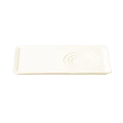 RAK Porcelain SPRP24IN - 9" x 5.5" Rectangular Porcelain Tray with 3 Wells, Dishwasher Safe - Case