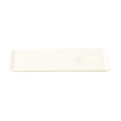 RAK Porcelain SPRP28IN - 11" x 5.5" Porcelain Tray with Two Circular Wells, Dishwasher Safe - Case