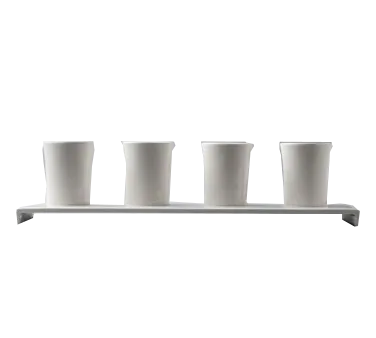 RAK Porcelain SPRP4BW - Anise Rectangular China Plate, 14" x 4-1/4", White, Microwave Safe - 6/Case