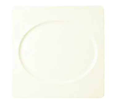 RAK Porcelain SPSO30 - Peppermint Square Plate, 11.75" x 11.75", Dishwasher Safe - 6/Case