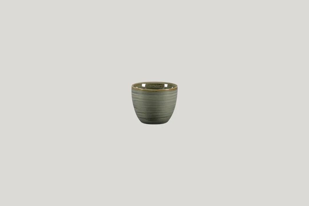 RAK Porcelain SPT116C08M Spot Cup 2.7 oz (2.55" Dia x 2.1" H) Peridot Oven/Microwave Safe - 12/Case