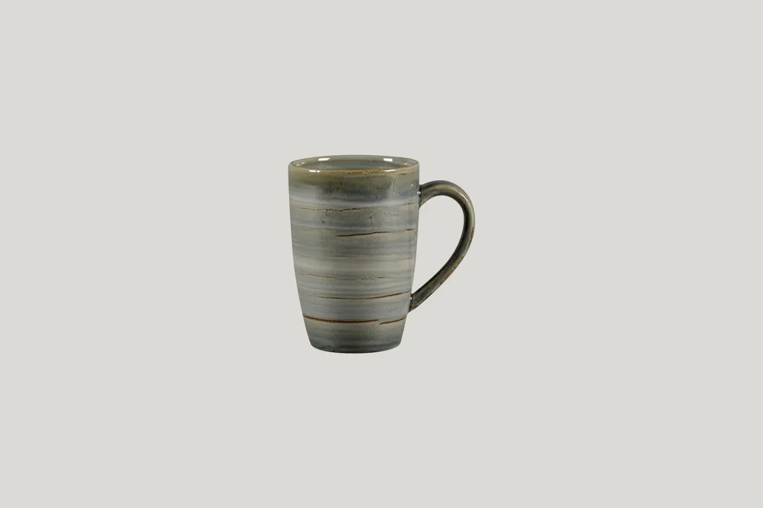 RAK Porcelain SPTBAFMG26 Spot Flora China Mug, 8.8 oz Peridot, Microwave & Dishwasher Safe - 6/Case