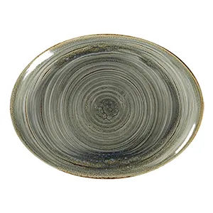RAK Porcelain SPTNNOP21 Platter, Oval 8.25" x 5.9" Peridot, Oven Microwave Safe - 12/Case