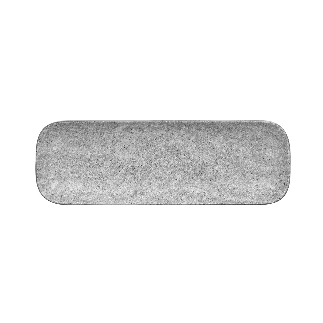 RAK Porcelain SRAURBN33 - 13" x 4-3/8" Grey Rect Porcelain Bowl, 19 Oz, Safe, Chip-Res - 12/Case