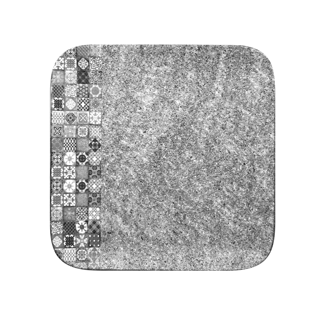 RAK Porcelain SRAUSP22 Square Plate, 8.625" x 8.625", Porcelain, Dishwasher Safe - 12/Case