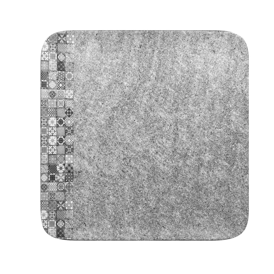 RAK Porcelain SRAUSP30 Plate 11"-4/5" x 11"-4/5" Grey Porcelain Microwave Safe - 6/Case