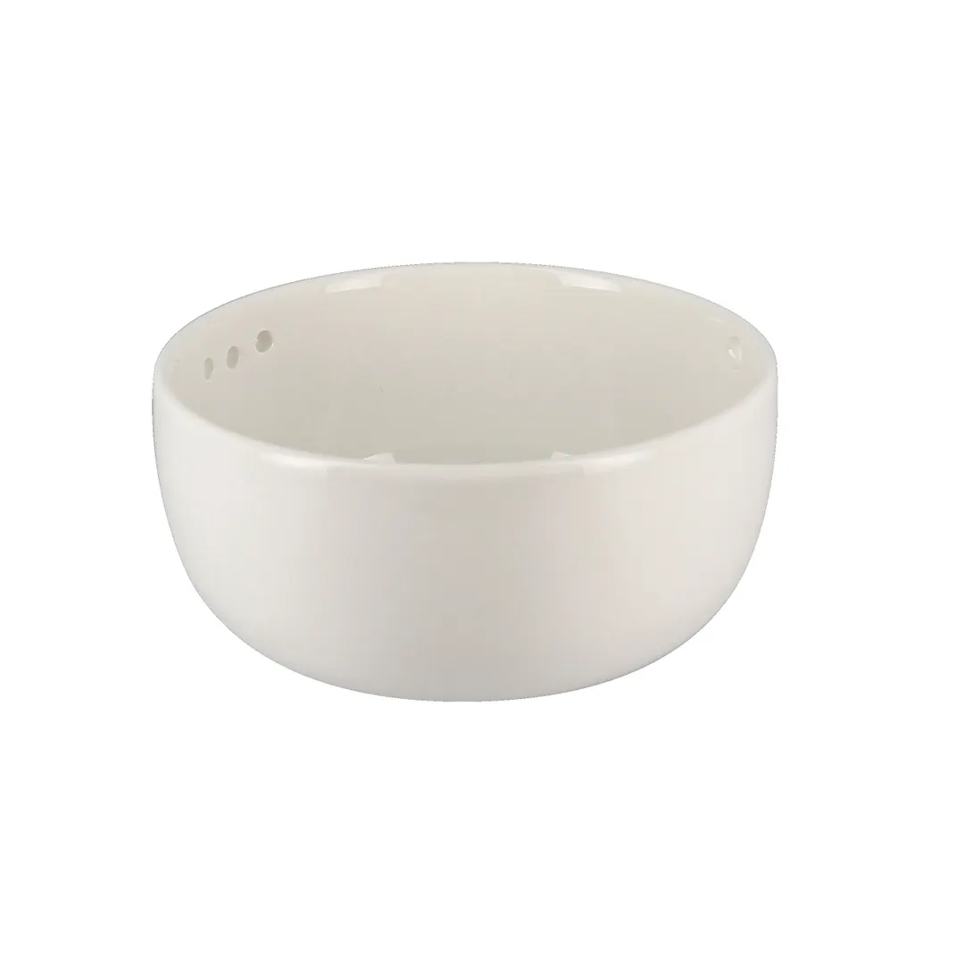 RAK Porcelain STBW13 - 15‑Ounce Round Bowl, 5" Dia x 2¾" H, Porcelain, Microwave Safe - 6/Case