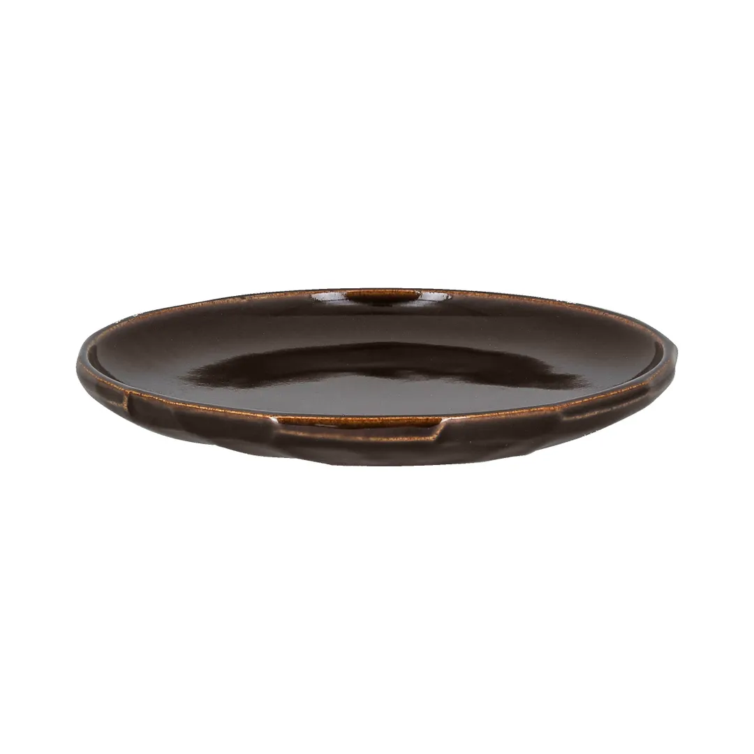RAK Porcelain STCP20GCL - 7-7/8" Round Edge Porcelain Plate, Dishwasher & Microwave Safe - 12/Case