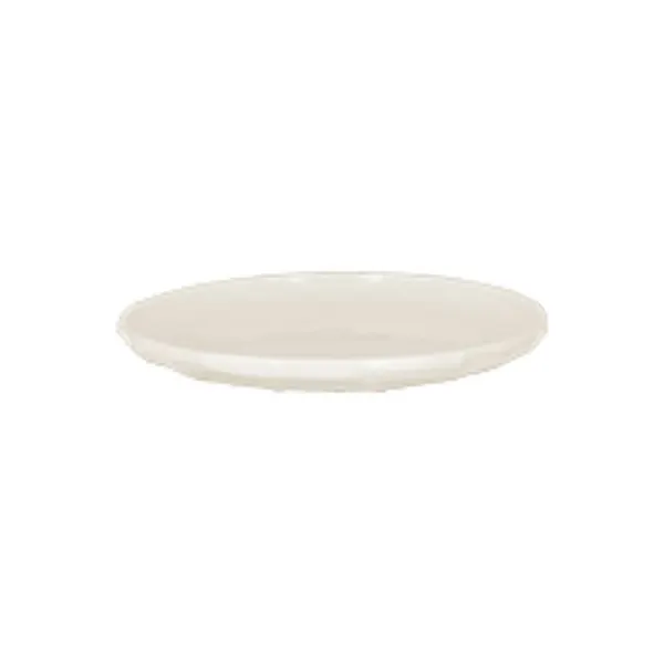 RAK Porcelain STCP24 Round Plate 9‑7/16" Diameter, Flat Edge, Porcelain, Microwave Safe - 6/Case